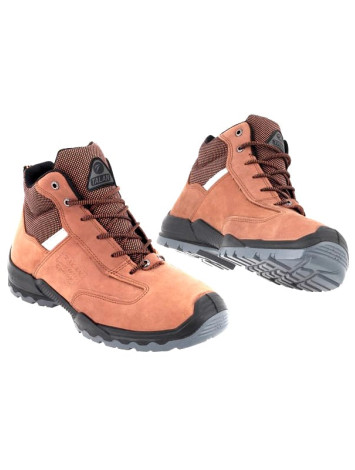 Защитные рабочие ботинки Talan Outdoor 318 Brown с композитным носком 200 Дж и антипрокольной стелькой (1100 Н). Надёжная двухслойная подошва PU-TPU, класс защиты EN S3 SRC – купить в Казахстане от производителя - Фото-3 Talan