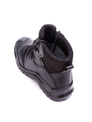 PLASTUN MID GTX Black - Тактические берцы из кожи с мембраной GORE-TEX — спецобувь Талан - Фото-3 Talan