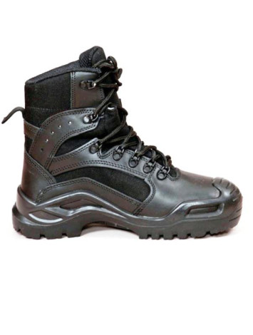BRIZ GTX Black 7 - Тактические берцы из кожи с мембраной GORE-TEX — спецобувь Талан - Фото-1 Talan
