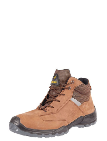 Защитные рабочие ботинки Talan Outdoor 318 Brown с композитным носком 200 Дж и антипрокольной стелькой (1100 Н). Надёжная двухслойная подошва PU-TPU, класс защиты EN S3 SRC – купить в Казахстане от производителя - Фото-1 Talan