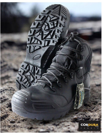 BRIZ GTX Black 7 - Тактические берцы из кожи с мембраной GORE-TEX — спецобувь Талан - Фото-5 Talan