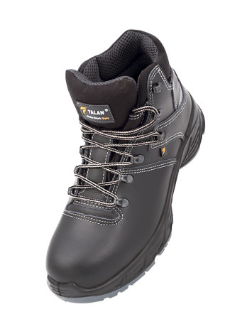 Styler 111 Black - Защитная рабочая обувь Crazy Horse от производителя с композитным подноском и антипрокольной стелькой - Фото-3 Talan