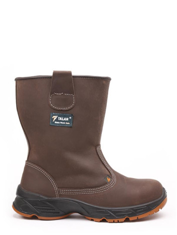 Сапоги зимние Styler 184 Brown - натуральная кожа Crazy Horse от производителя с композитным подноском и антипрокольной стелькой - Фото-1 Talan