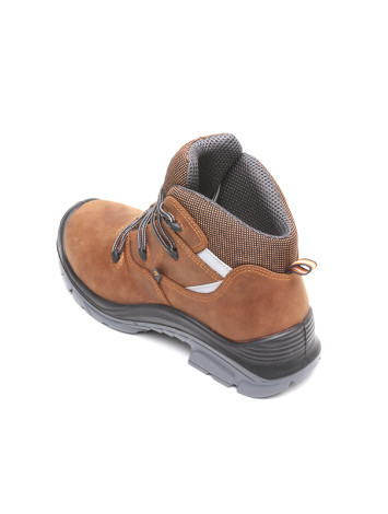 Защитные рабочие ботинки Talan Planet 217 Brown Crazy Horse с композитным носком 200 Дж и антипрокольной стелькой. Надёжная двухслойная подошва PU-TPU, класс защиты EN S3 SRC – купить в Казахстане от производителя - Фото-4 Talan