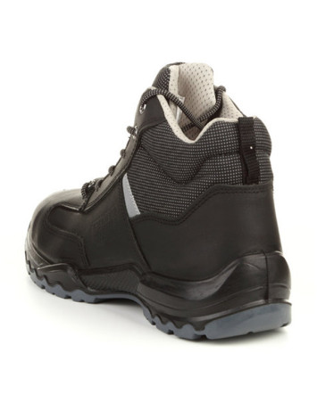 Защитные рабочие ботинки Talan Outdoor 318 Black с композитным носком 200 Дж и антипрокольной стелькой (1100 Н) без металла. Надёжная двухслойная подошва PU-TPU, класс защиты EN S3 SRC – купить в Казахстане от производителя - Фото-3 Talan