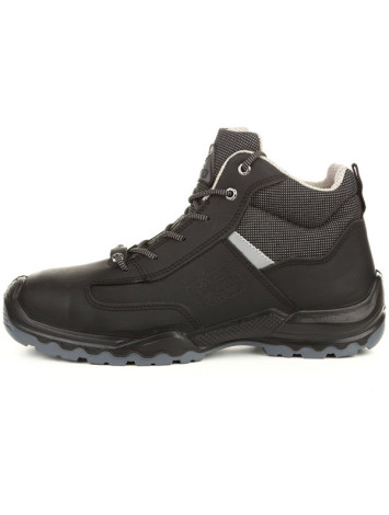 Защитные рабочие ботинки Talan Outdoor 318 Black с композитным носком 200 Дж и антипрокольной стелькой (1100 Н) без металла. Надёжная двухслойная подошва PU-TPU, класс защиты EN S3 SRC – купить в Казахстане от производителя - Фото-5 Talan