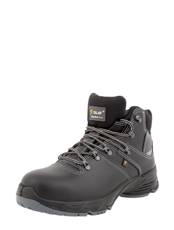 Styler 111 Black - Защитная рабочая обувь Crazy Horse от производителя с композитным подноском и антипрокольной стелькой - Фото-1 Talan